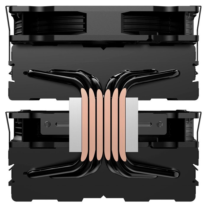 Hiditec C40 PRO Ventilador con Disipador de Doble Torre 14cm Negro Hiditec C40 PRO Ventilador con Disipador de Doble Torre 14cm Negro