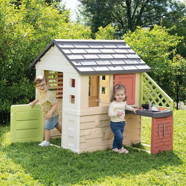 Smoby Casa Nature con Cocina 145x110x127