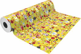 Papel De Regalo Bobina Basika 31 Cm X 80 M (2 Kg Aprox.) Infantil (In1501-A 31 Cm)