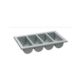 Bartscher Caja para cubiertos GN 1/1 gris