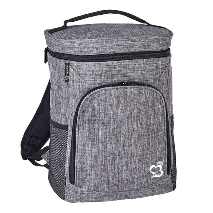 Mochila Nevera Poliester Color Gris 37x27x19 cm Camping y Playa MARBUENO SUMMER 10156G