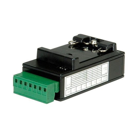 ROLINE Convertidor RS232 a RS422/485 con aislamiento para carril DIN