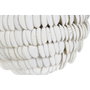 DKD Home Decor Bola de Decoración con Conchas Blanco