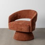 Ixia Sillón Giratorio Teja Tejido-Madera