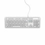 Dell Teclado KB216, Teclado USB con Cable, Distribución QWERTY US International, Blanco