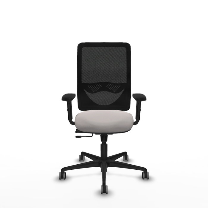 PIQUERAS Y CRESPO Silla de oficina Zulema Blanco/Negro con mecanismo Sincro/Traslack PIQUERAS Y CRESPO Silla de oficina Zulema Blanco/Negro con mecanismo Sincro/Traslack