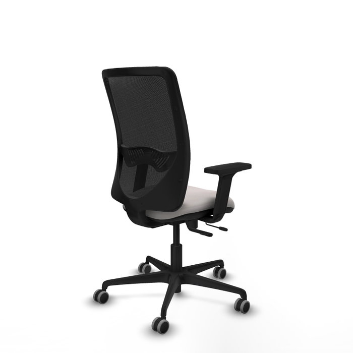 PIQUERAS Y CRESPO Silla de oficina Zulema Blanco/Negro con mecanismo Sincro/Traslack PIQUERAS Y CRESPO Silla de oficina Zulema Blanco/Negro con mecanismo Sincro/Traslack