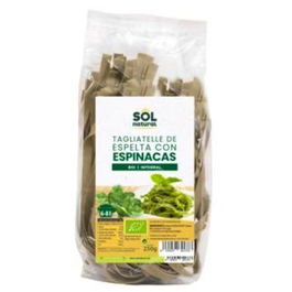 SOLNATURAL Tagliatelle de Espelta con Espinacas Bio 250Gr