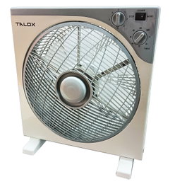 TALOX Ventilador Box Fan de Suelo VLB50 40 cm 3 Velocidades 50W