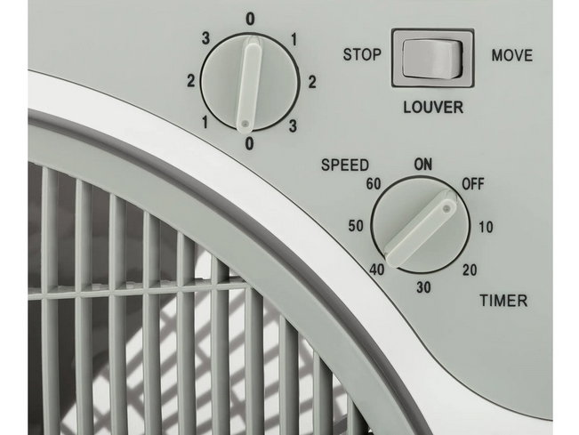 TALOX Ventilador Box Fan de Suelo VLB50 40 cm 3 Velocidades 50W