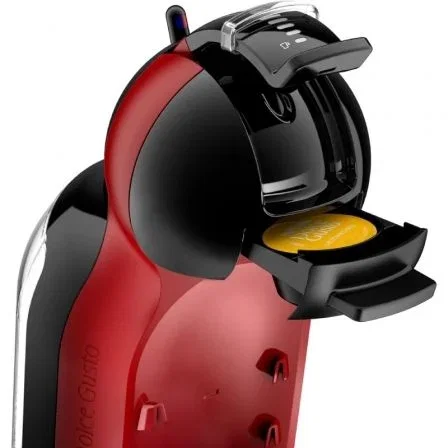 Krups Mini Me KP123H Cafetera de cápsulas semi-automática Dolce Gusto, 15 bares, 1500W, 0.8L, color rojo cereza