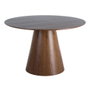 Ixia Mesa de Comedor Marrón 120 x 120 x 75 cm