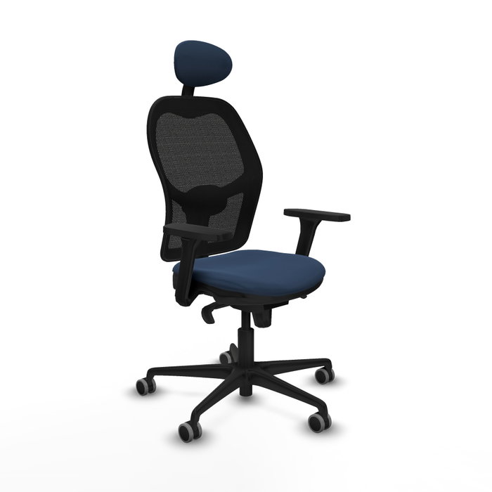 PIQUERAS Y CRESPO Silla de oficina Jorquera Azul marino y Negro PIQUERAS Y CRESPO Silla de oficina Jorquera Azul marino y Negro