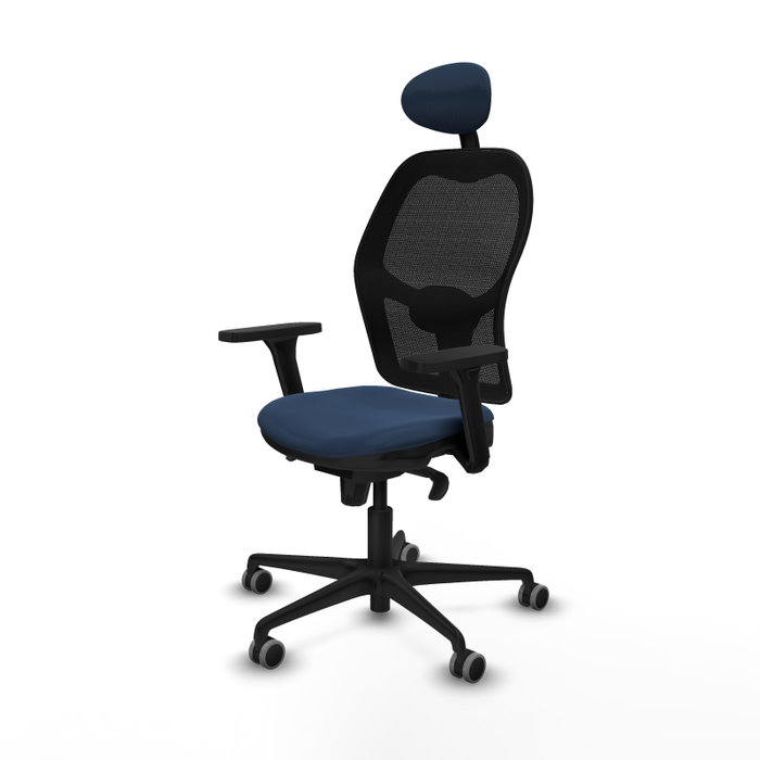 PIQUERAS Y CRESPO Silla de oficina Jorquera Azul marino y Negro PIQUERAS Y CRESPO Silla de oficina Jorquera Azul marino y Negro