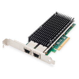 Digitus DN-10163 Adaptador de servidor 10Gbps Dual Port Ethernet PCI Express