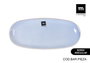 La Mediterranea Fuente Oval Macarella Blue (24 Unidades) 29,9 x 13 x 2,5 cm