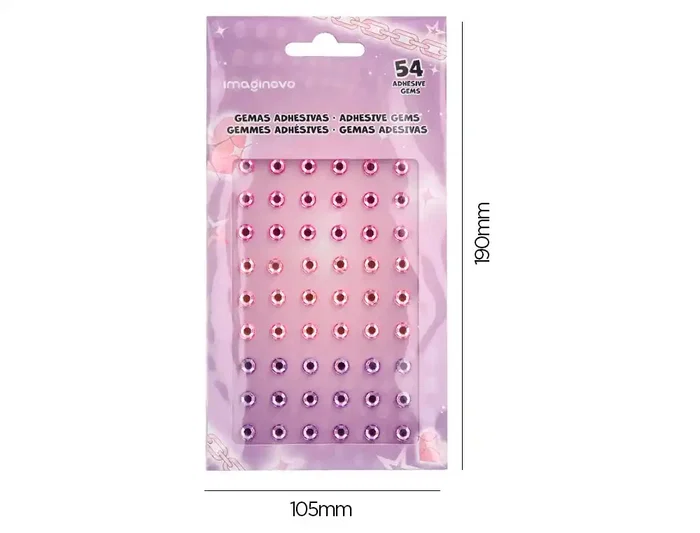 Imaginovo Pegatinas Gemas Rosas y Moradas Brillantes con Relieve para Todas Superficies 190x105 mm Imaginovo Pegatinas Gemas Rosas y Moradas Brillantes con Relieve para Todas Superficies 190x105 mm