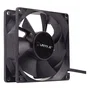 Unykach Ventilador 51786 para Caja PC - 8 cm (80x80x25 mm) - 2000 RPM - 19 dB - Negro - Sistema de Refrigeración con Conector 3 Pines