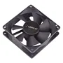 Unykach Ventilador 51786 para Caja PC - 8 cm (80x80x25 mm) - 2000 RPM - 19 dB - Negro - Sistema de Refrigeración con Conector 3 Pines
