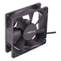 Unykach Ventilador 51786 para Caja PC - 8 cm (80x80x25 mm) - 2000 RPM - 19 dB - Negro - Sistema de Refrigeración con Conector 3 Pines