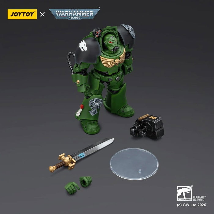 Joy Toy (CN) Warhammer 40,000 Salamanders Terminator con Power Sword y Storm Bolter Joy Toy (CN) Warhammer 40,000 Salamanders Terminator con Power Sword y Storm Bolter