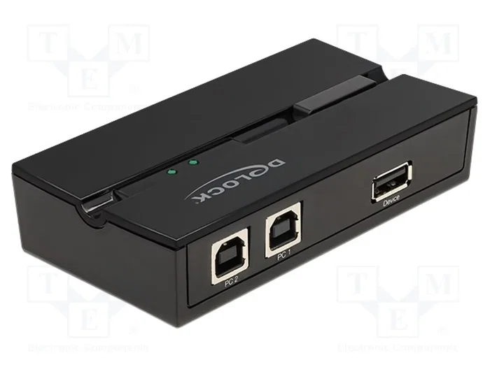 DeLOCK 11491 Conmutador USB 2.0 de 2 PC a 1 dispositivo