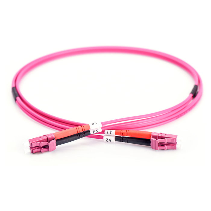 Digitus Cable de conexión fibra óptica OM4 LC a LC 7m Violeta Digitus Cable de conexión fibra óptica OM4 LC a LC 7m Violeta