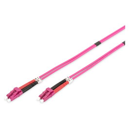 Digitus Cable de conexión fibra óptica OM4 LC a LC 7m Violeta