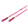 Digitus Cable de conexión fibra óptica OM4 LC a LC 7m Violeta