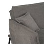 Sofá-Cama Gris Tejido-Metal Salón 214 X 106 X 84 cm