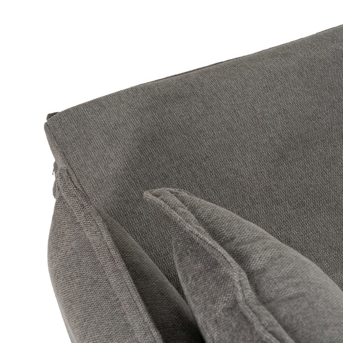 Sofá-Cama Gris Tejido-Metal Salón 214 X 106 X 84 cm