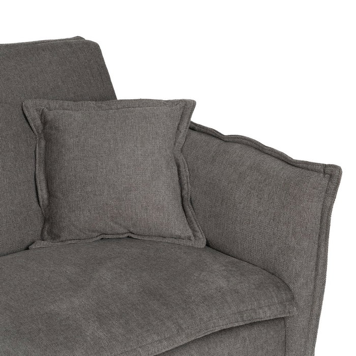 Sofá-Cama Gris Tejido-Metal Salón 214 X 106 X 84 cm