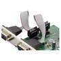 Conceptronic SRC01G Tarjeta PCIe con 2 Puertos Serie RS-232 Verde