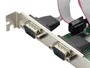 Conceptronic SRC01G Tarjeta PCIe con 2 Puertos Serie RS-232 Verde