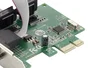Conceptronic SRC01G Tarjeta PCIe con 2 Puertos Serie RS-232 Verde