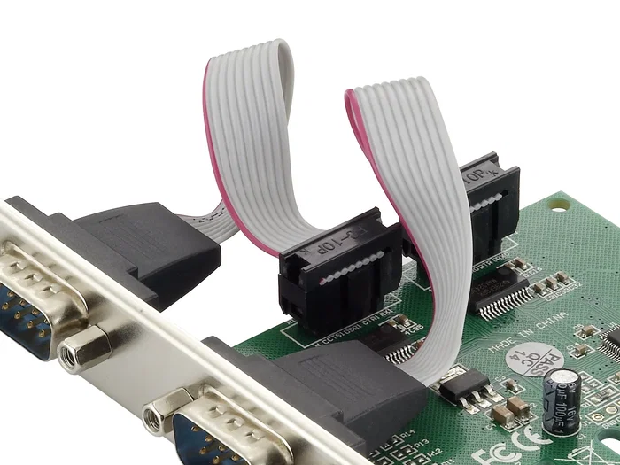 Conceptronic SRC01G Tarjeta PCIe con 2 Puertos Serie RS-232 Verde