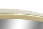 DKD Home Decor Espejo Moderno Anxi Redondo Dorado Metal Espejo 100 x 2 x 100 cm