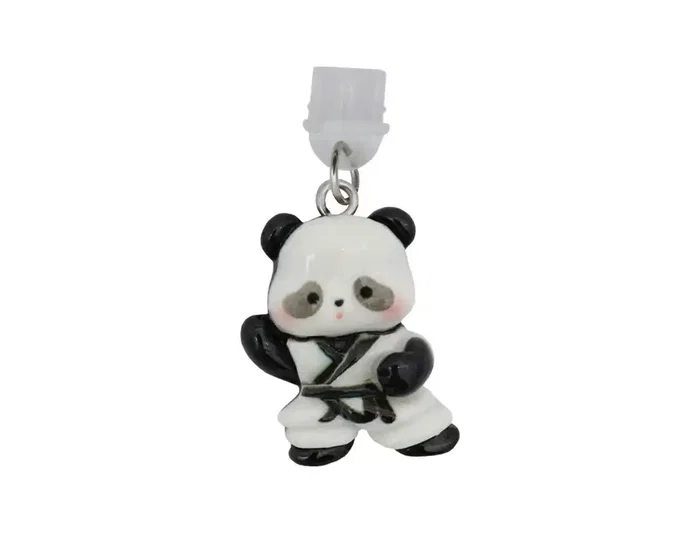Wondee Charm Protector Funny Tipo C Panda para Conector USB-C - Tapón Decorativo Anti Polvo para Móvil Wondee Charm Protector Funny Tipo C Panda para Conector USB-C - Tapón Decorativo Anti Polvo para Móvil
