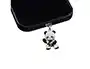 Wondee Charm Protector Funny Tipo C Panda para Conector USB-C - Tapón Decorativo Anti Polvo para Móvil