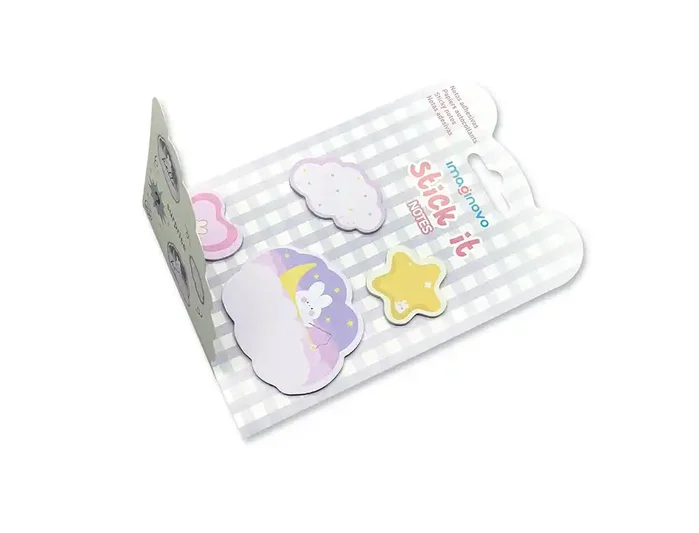 Imaginovo Bloc de Notas Adhesivas Surprise Pegatina Sorpresa, 80 Hojas, Tamaños Surtidos, Morado, Diseño Fantasía para Niños Imaginovo Bloc de Notas Adhesivas Surprise Pegatina Sorpresa, 80 Hojas, Tamaños Surtidos, Morado, Diseño Fantasía para Niños