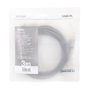 LogiLink Cable HDMI 4K/60 Hz, 3 m, Negro/Gris, A/M a A/M de Aluminio