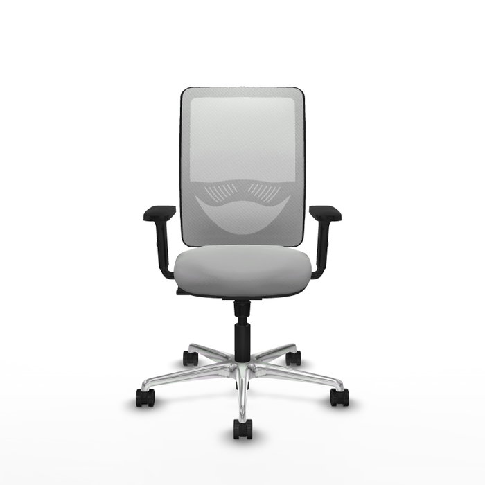 PIQUERAS Y CRESPO Silla de oficina Zulema Gris claro y Blanco PIQUERAS Y CRESPO Silla de oficina Zulema Gris claro y Blanco