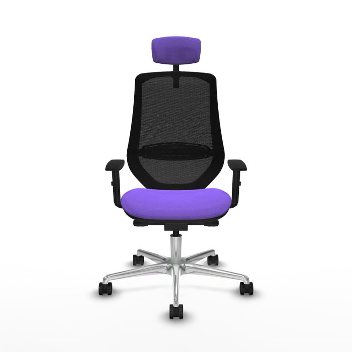 PIQUERAS Y CRESPO Silla de oficina Mardos con mecanismo Sincro/Traslack, Lila y Negro PIQUERAS Y CRESPO Silla de oficina Mardos con mecanismo Sincro/Traslack, Lila y Negro
