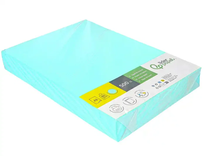 Liderpapel Papel Color Celeste DIN A3 80 g 500 Hojas Liderpapel Papel Color Celeste DIN A3 80 g 500 Hojas