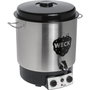 Weck Olla de conserva automática de acero inoxidable con temporizador y grifo