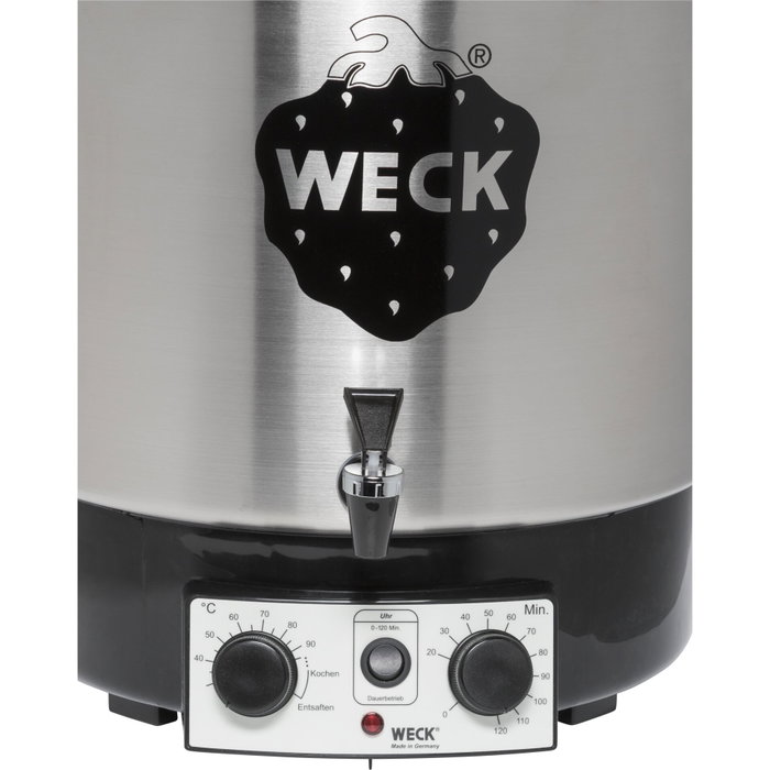 Weck Olla de conserva automática de acero inoxidable con temporizador y grifo Weck Olla de conserva automática de acero inoxidable con temporizador y grifo