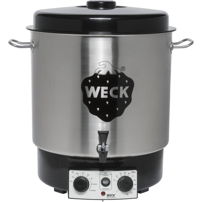 Weck Olla de conserva automática de acero inoxidable con temporizador y grifo Weck Olla de conserva automática de acero inoxidable con temporizador y grifo
