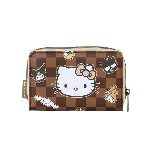 Karactermania Hello Kitty Squares Billetero Marrón 10x15x3 cm