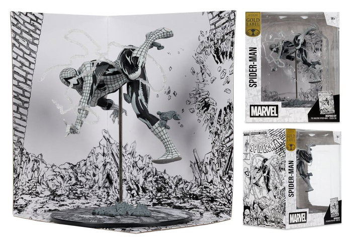 McFarlane Toys Estatua Spider-Man Line Art (The Amazing Spider-Man #318)