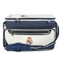 REAL MADRID Bolsa porta alimentos plegable con tapa rígida, 44.5x33x30.5 cm